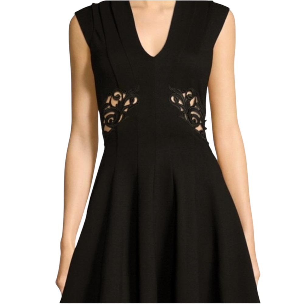 FRENCH CONNECTION Marie Embroidered Cut-Out  Dress, size 6 - Picture 5 of 10